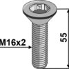 Umbracobolt M16x2x55 - 10.9 u. møtrik