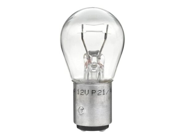 Pære P21/4, 12V, 21/4W, BAZ15d (Clamshell 2 stk.)