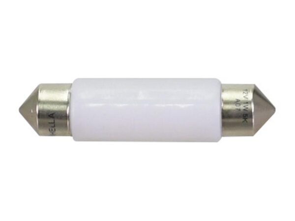 Pære12V, 1W, SV8.5-8 (Clamshell 1 stk.)
