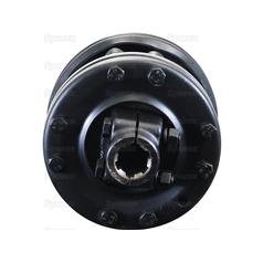 GARDLOC PTO Aksel - (Lz) Længde: 1510mm, 1 3/8'' x 6 Spline Q.R. til 1 3/8 x 6 Friktionsskive