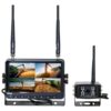 Kamerasystem (trådløs) med 1 x 7'' Digital Wireless 4QUAD split HD monitor with audio and DVR function, 1 x CMOS digital wireless camera with microphone, 1 x Solskærm, 1 x Beslag, 1 x Manual