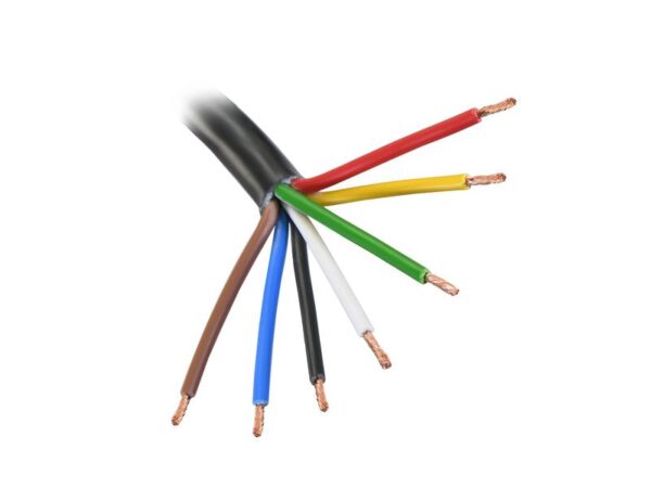Kabel 7x1.5mm² (5m) Sort Agripak
