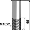 Bolt M16x2x65 u. møtrik