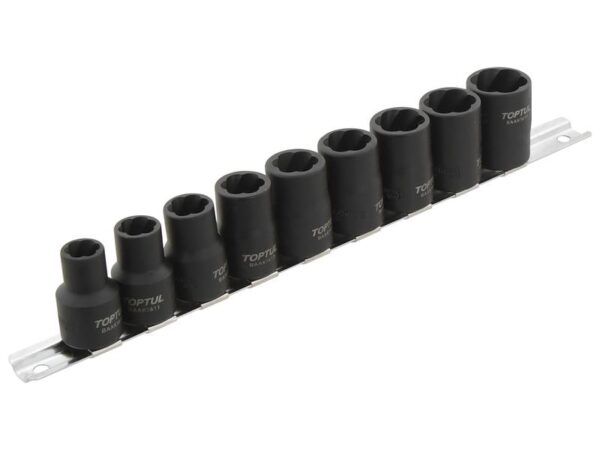 Boltudtrækkersæt 1/2'' (mm) (9 stk.)
