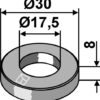 Skive Ø30x8xØ17,5 - DIN7989-2