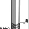 Bolt M16x2x80 u. møtrik