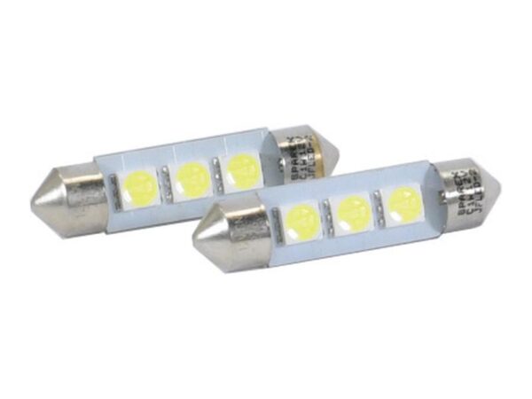 Pære C5W, 12V, 1W, SV8.5-8 (Agripak 2 stk.)