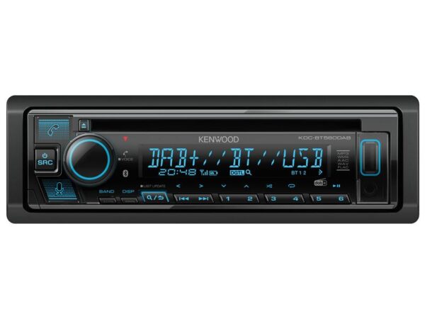 Radio - Alexa | DAB | Bluetooth | Aux In | iPod-iPhone | USB | Receiver| CD (KDCBT560DAB)