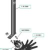 Komplet Fingerstjernehjul Ø310mm - tand