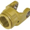 PTO Gaffel (profilrør) (Krydsmål: 32 x 76mm) Rør: Citron, Størrelse: 57.5 x 48 x 4mm, Ref: 2a.