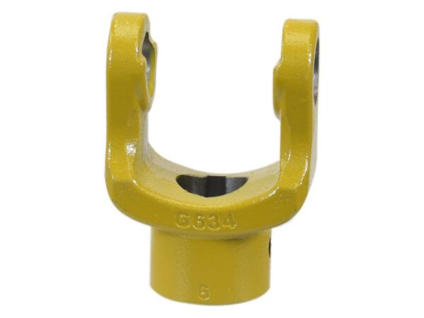 PTO Gaffel (not) (Krydsmål: 27 x 74.5mm) Hul Ø30mm, Notstørrelse: 8mm.