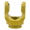 PTO Gaffel (profilrør) (Krydsmål: 23.8 x 61.2mm) Rør: Citron, Størrelse: 39 x 30 x 2.8mm, Ref: Oa.