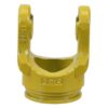 PTO Gaffel (profilrør) (Krydsmål: 27 x 74.5mm) Rør: Citron, Størrelse: 57.5 x 48 x 4mm, Ref: 2a.