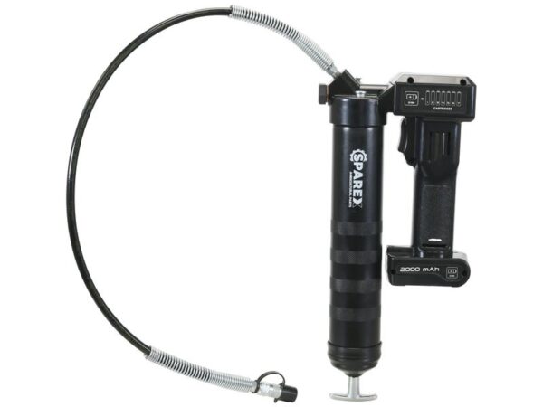 170527_pic1 Genopladelig fedtpresser med indbygget batteri