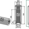 Svejse bøsning 130mm