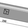 Svejse bøsning 240mm