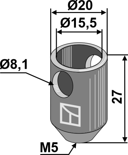 Koblings bøsning for Nimco