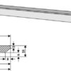 Skær for læsserskovl 90 x 22 mm