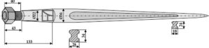 181100 Frontlæssertand - 1100mm