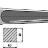 Frontlæssertand - 1100mm