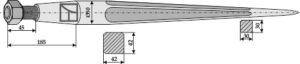 181114 Frontlæssertand - 1100mm