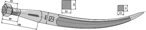 Ballegrebtand - 600mm