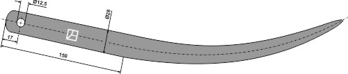 Ballegrebtand 650mm