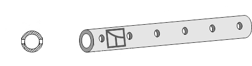 Konsolrør for tænder - 980 - 6