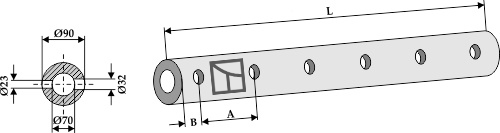 Konsolrør for tænder - 980 - 6