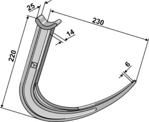 18230 Ballegrebtand - 230mm