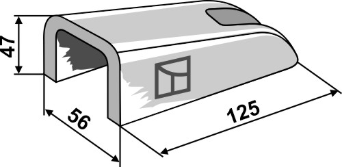 Holder for læssertand