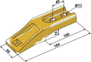 Standard tand for frontskovl