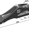 Graveskovl tand (JCB)