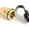 Jack Plug Socket with Cap (metal)