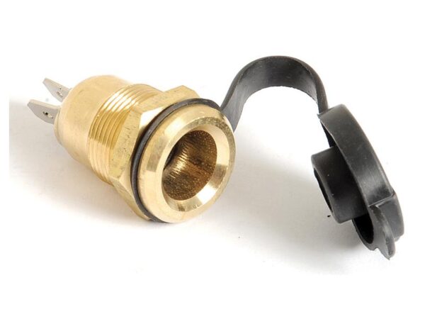 Jack Plug Socket with Cap (metal)