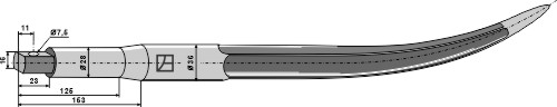 Ballegrebtand - 640mm