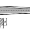 Frontlæssertand - 680mm