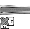 Frontlæssertand - 760mm