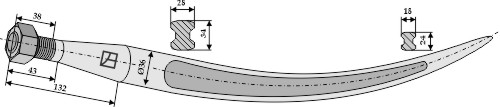 Ballegrebtand - 760mm