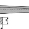 Frontlæssertand - 800mm