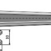 Frontlæssertand - 820mm