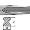 Frontlæssertand - 900mm