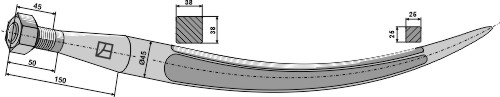 Ballegrebtand - 920mm