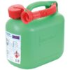 plastik Benzindunk - Grøn 5 liter (Unleaded Petrol)
