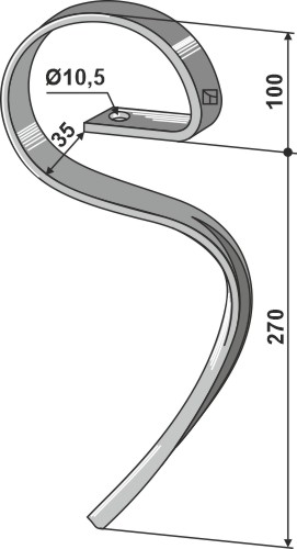 Harvetand 25x8