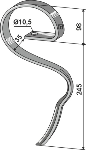 Harvetand 25x8