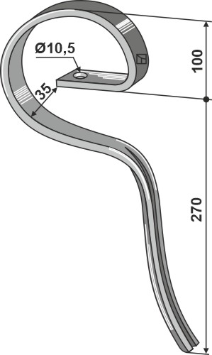 Harvetand 25x8