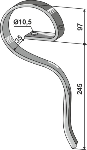 Harvetand 25x8