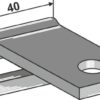 Holder til tand 25х8