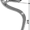 Harvetand 20x6,5